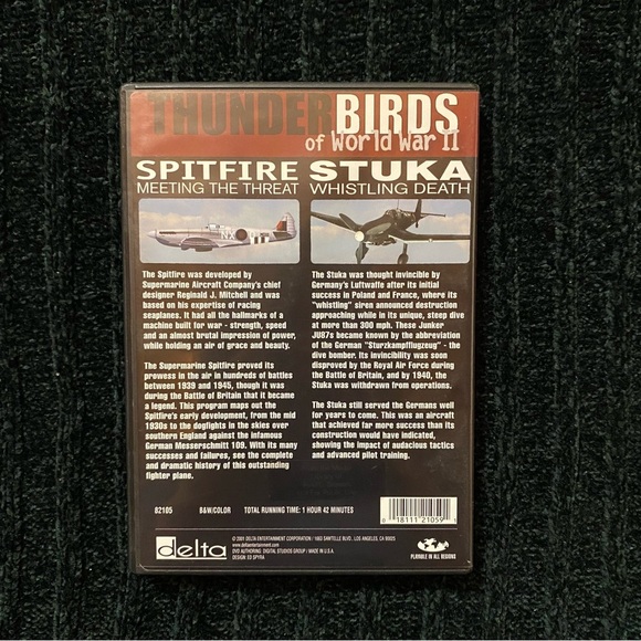 DVD: Thunderbirds Of World War II: Stuka/Spitfire - Picture 2 of 5